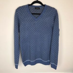 SOLD: Men’s Catalina Blue White V-Neck